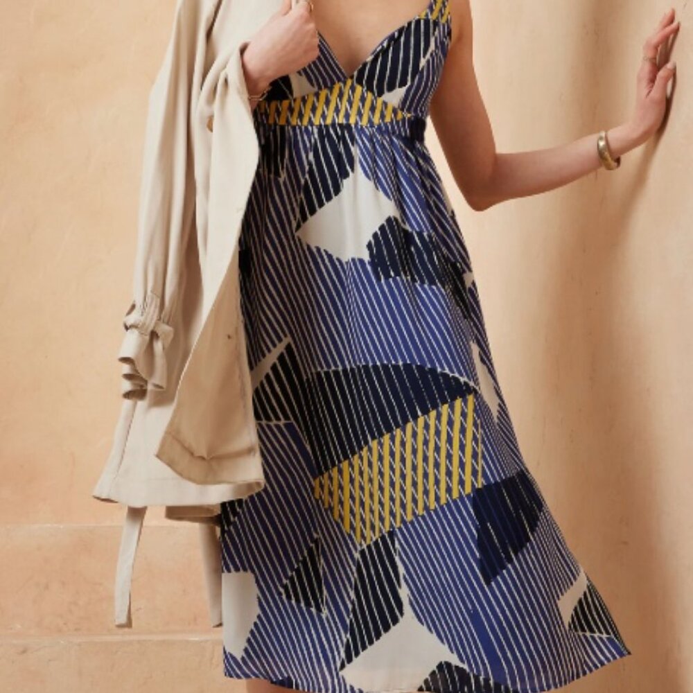 Banana Republic Summer/Spring dress Empire waist/A-line Size 14 - Picture 13 of 13